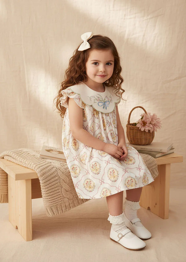 Beloved Embroidered Collar Dress