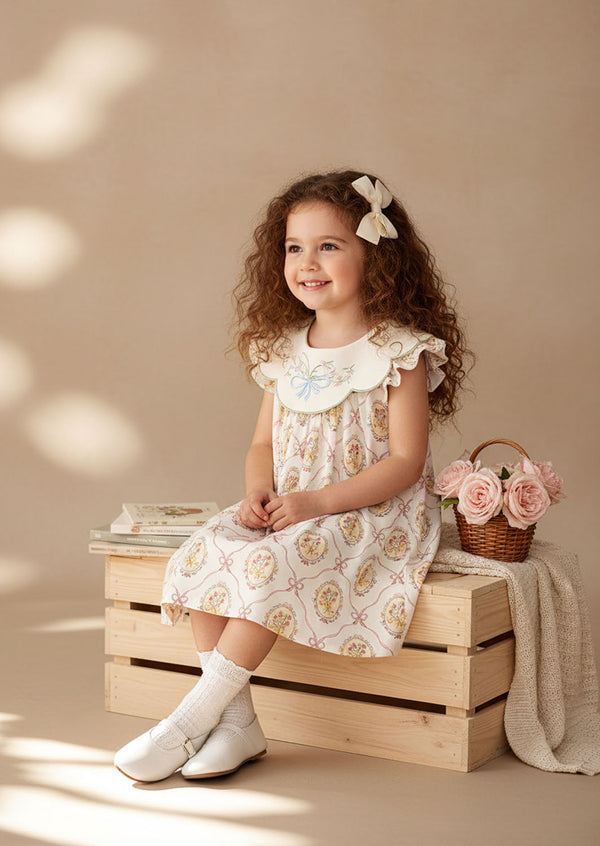 Beloved Embroidered Collar Dress