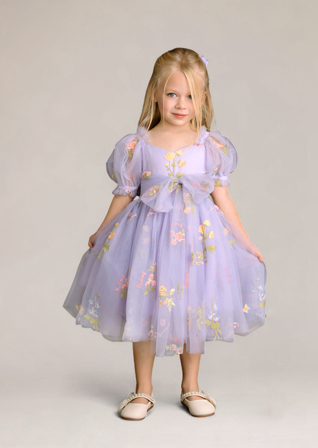 Hannah Rose Fairy in the Garden Dress - Lavender