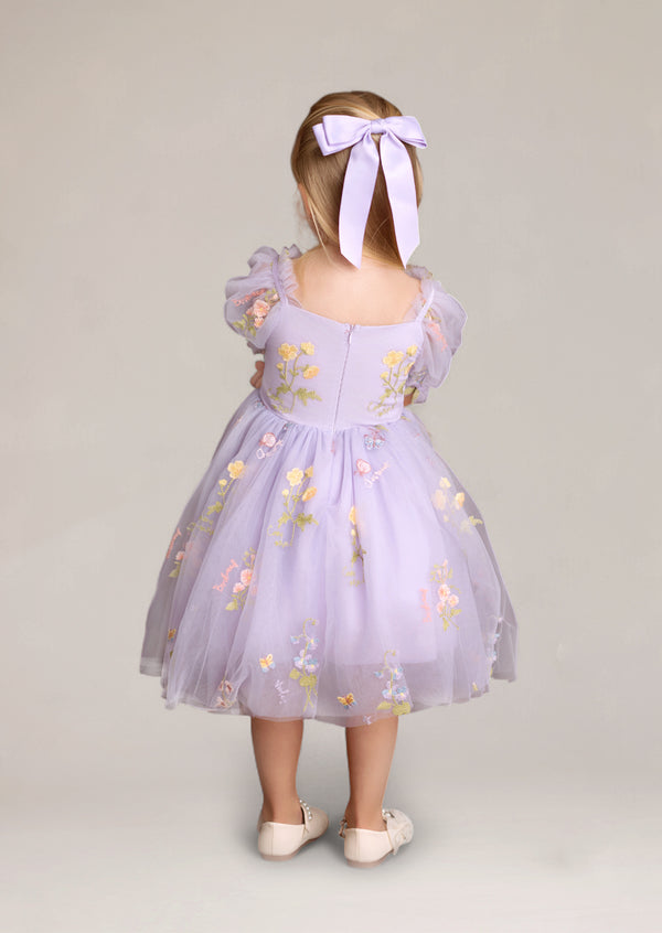 Hannah Rose Fairy in the Garden Dress - Lavender