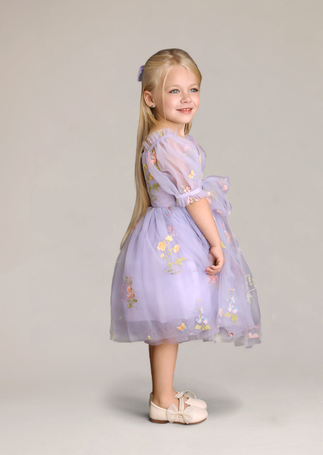 Hannah Rose Fairy in the Garden Dress - Lavender