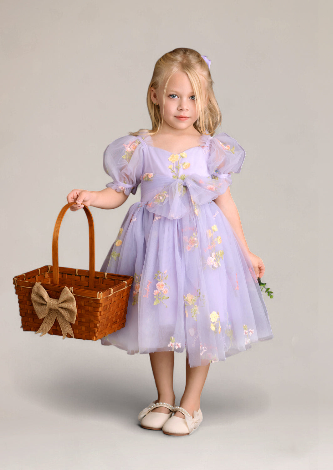 Hannah Rose Fairy in the Garden Dress - Lavender