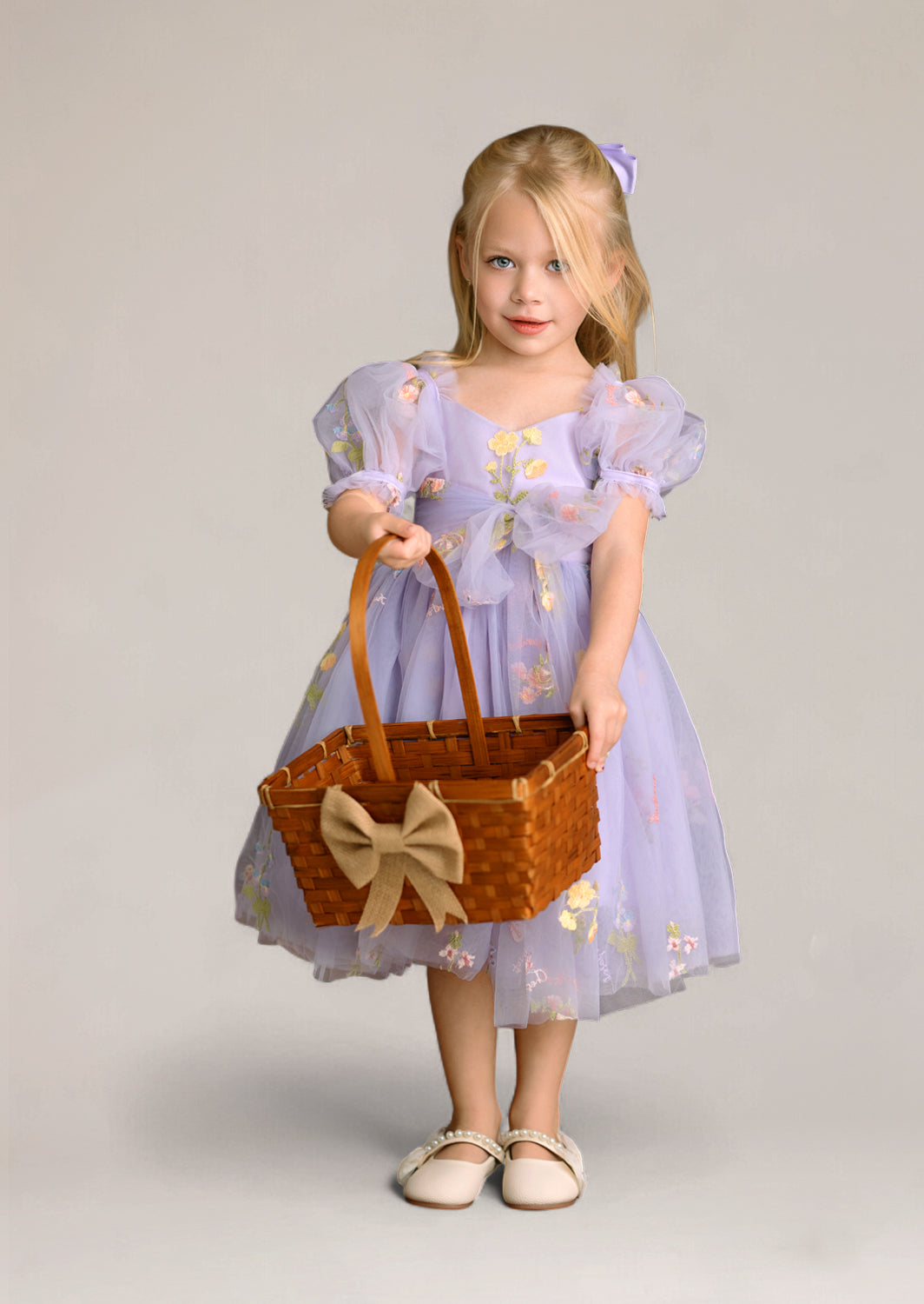 Hannah Rose Fairy in the Garden Dress - Lavender