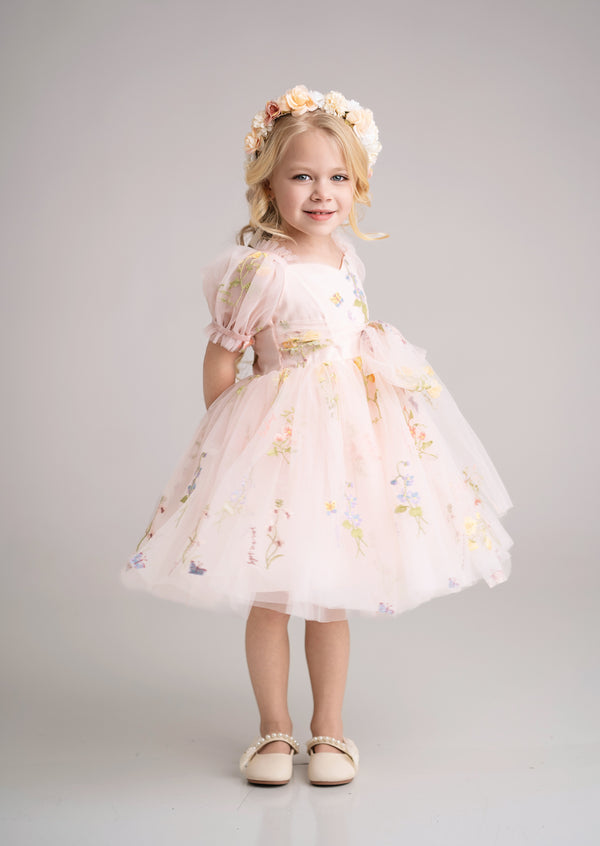 Hannah Rose Garden Fairy Dress in Pink