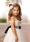 Flower girl sash belt