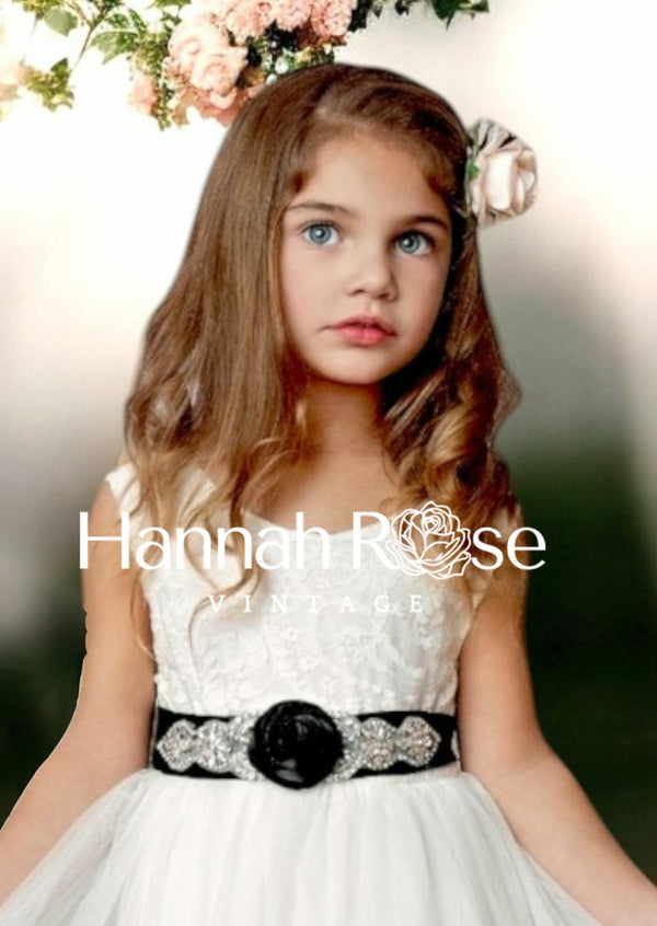 Elegant Flower Girl Sash Belts