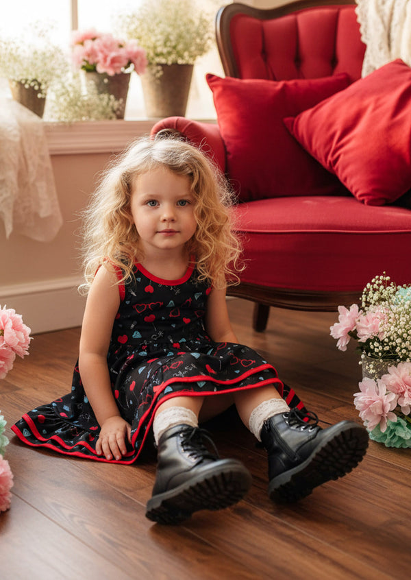 toddler and girls twirl dress for playdates