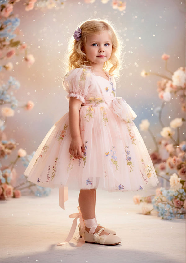 Garden Fairy Dress in Pink