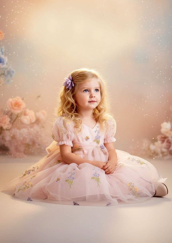 Garden Fairy Dress in Pink