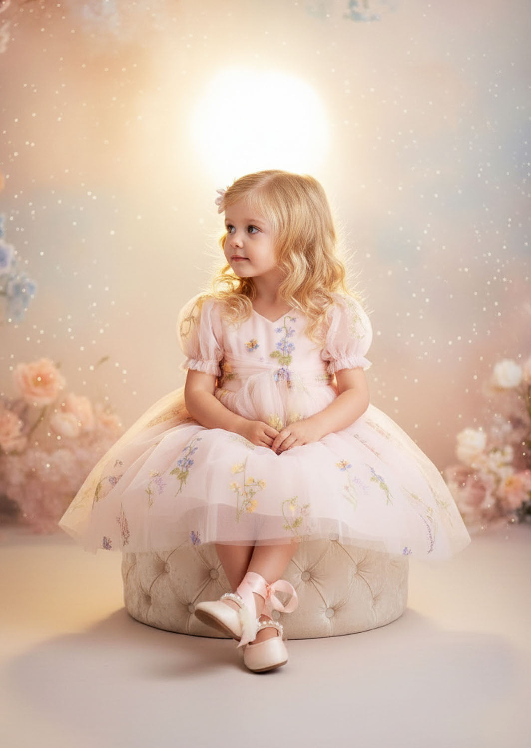 Garden Fairy Dress in Pink