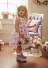 toddler girls casual dress with pockets
