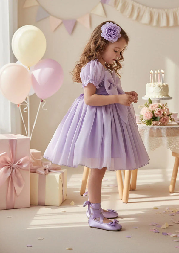 Sugar Plum Sparkle Dress in Lavender Sequin