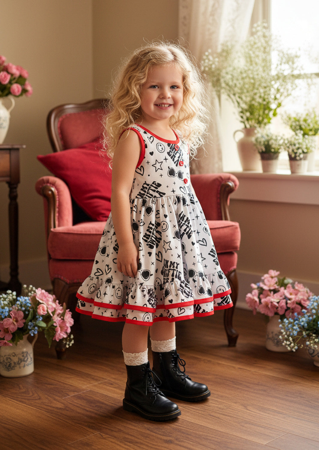 toddler girls casual playtime and party dress