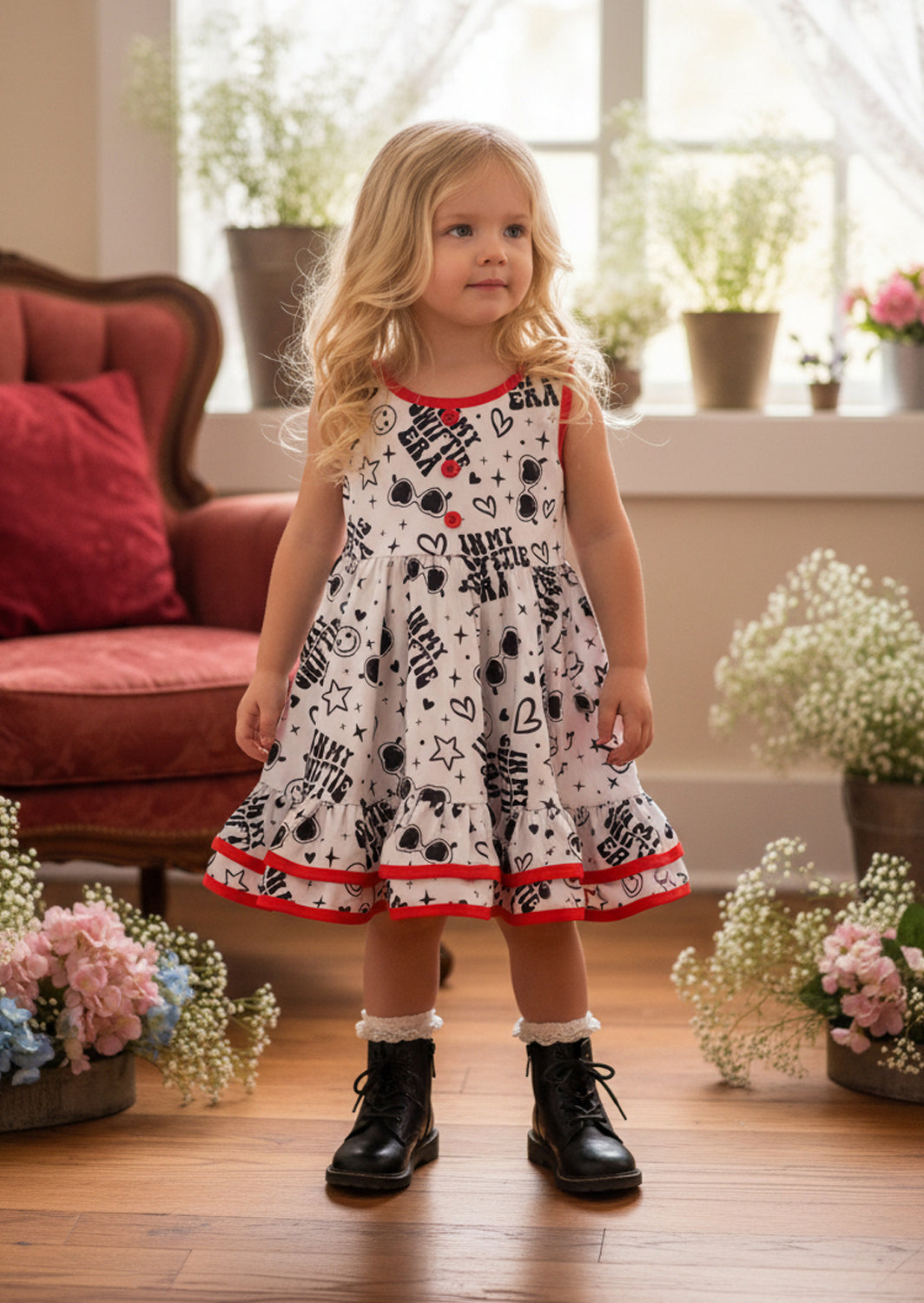 toddler birthday party twirl dress