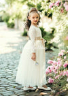 Beautiful ivory flower girl dresses