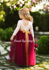 Burgundy Flower Girl Dresses