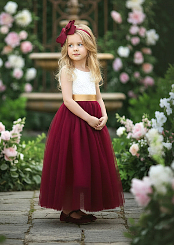 Sleeveless Burgundy Rustic Boho Dress