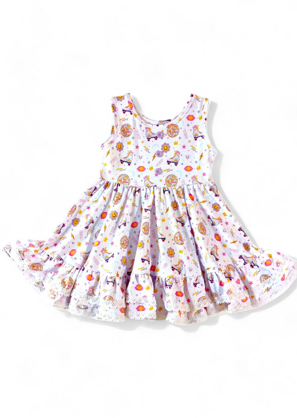 toddler girl skates twirl dress