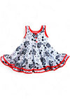 Toddler Girl My Swiftie Era Dress in White