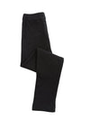 Girls Black Ribbed Leggings 