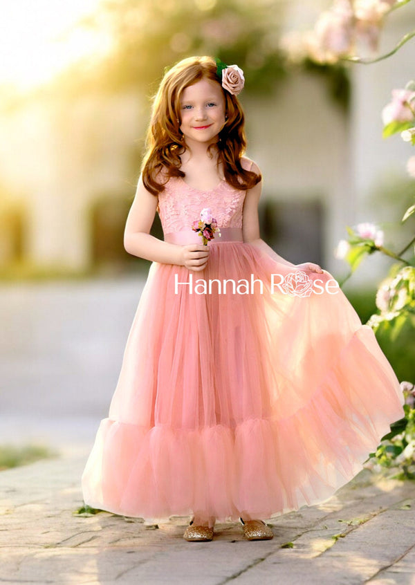 Coral girls dress shop