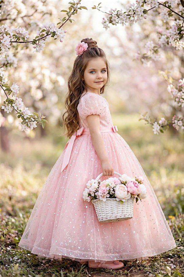 Pink Flower Hair Clip