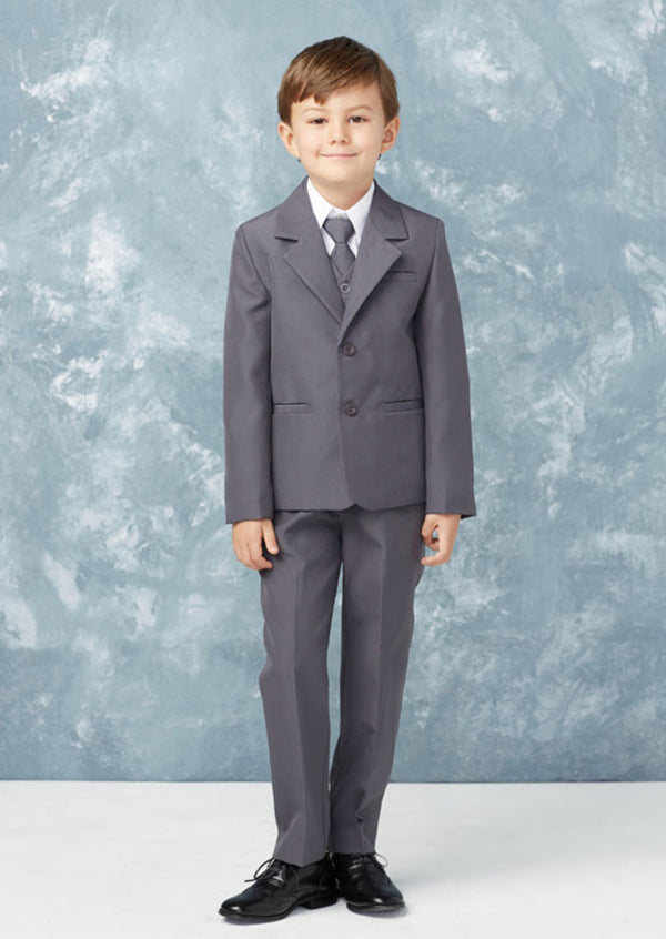 Ellingwood Boys Suit Set Charcoal - Sizes 8 to 22H 