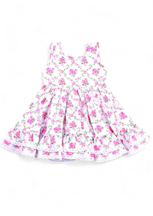 toddler rose trellis twirl dress