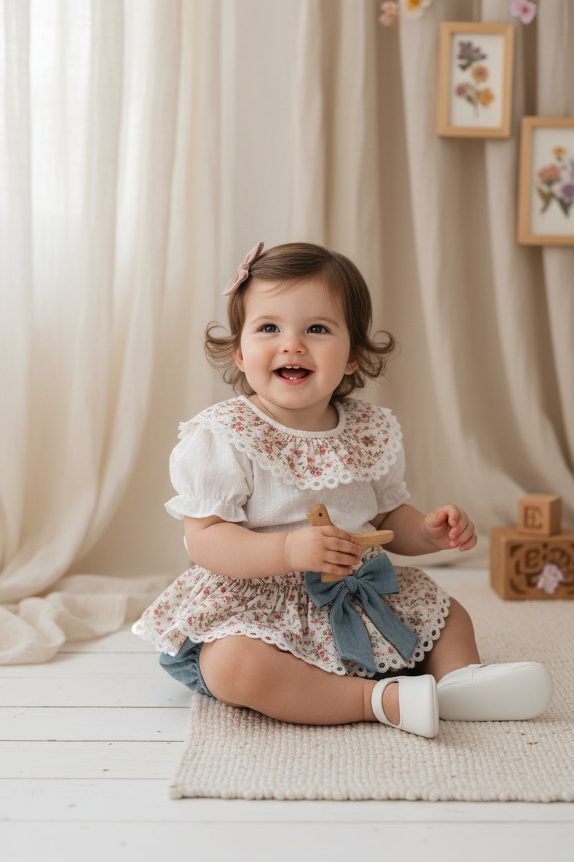 Mia Ruffle Bloomer Set