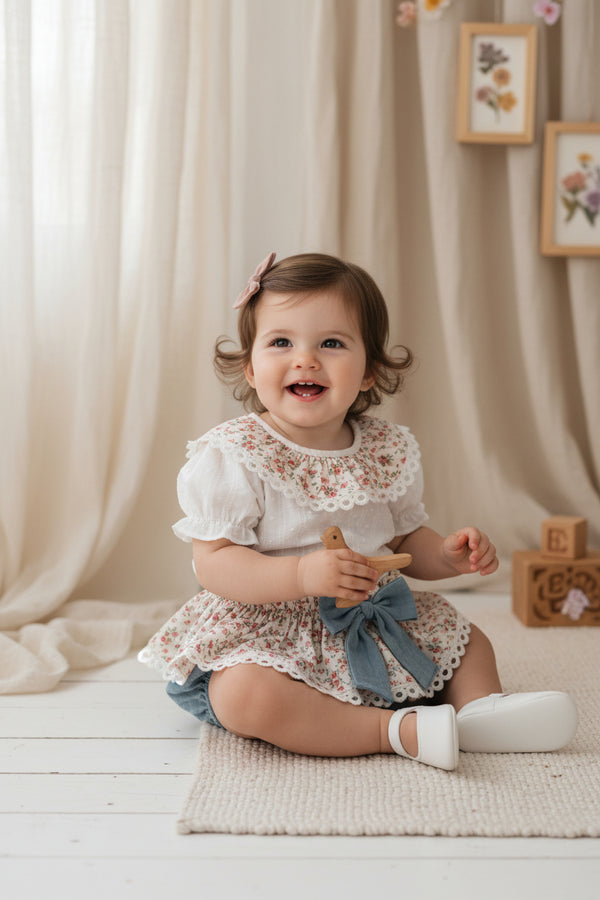 Mia Ruffle Bloomer Set