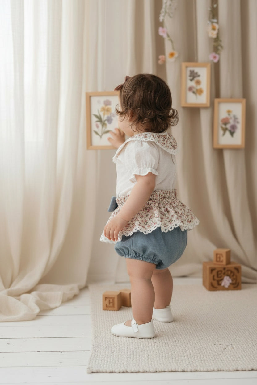 Mia Ruffle Bloomer Set