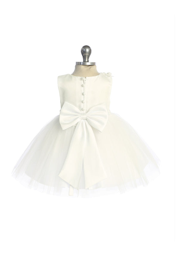 Sheer Mesh Floral Dress  Knee‑Length Classic Elegance