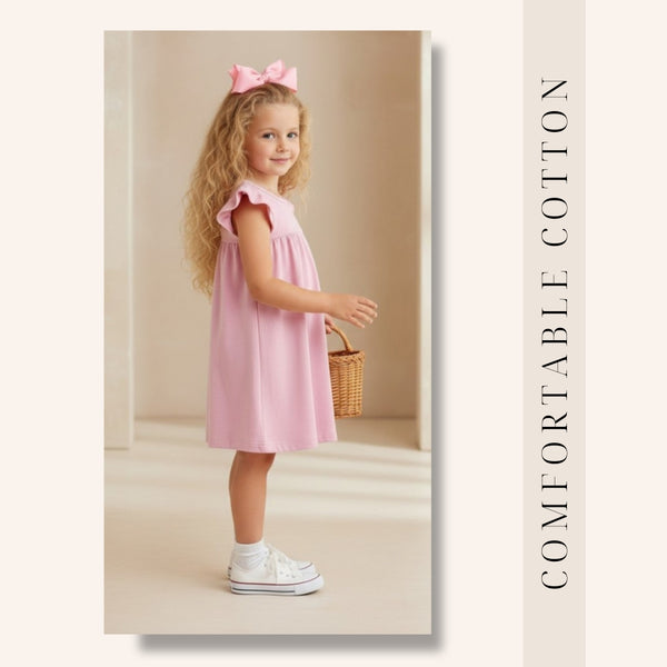 Girls Comfy Cotton Dresses