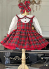 A Christmas Story Dress In Red Plaid (0-3M to 12Yr)