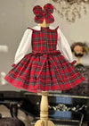 A Christmas Story Dress In Red Plaid (0-3M to 12Yr)