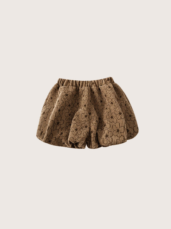 Girls’ Bubble Shorts in Coffee | Girls Pants