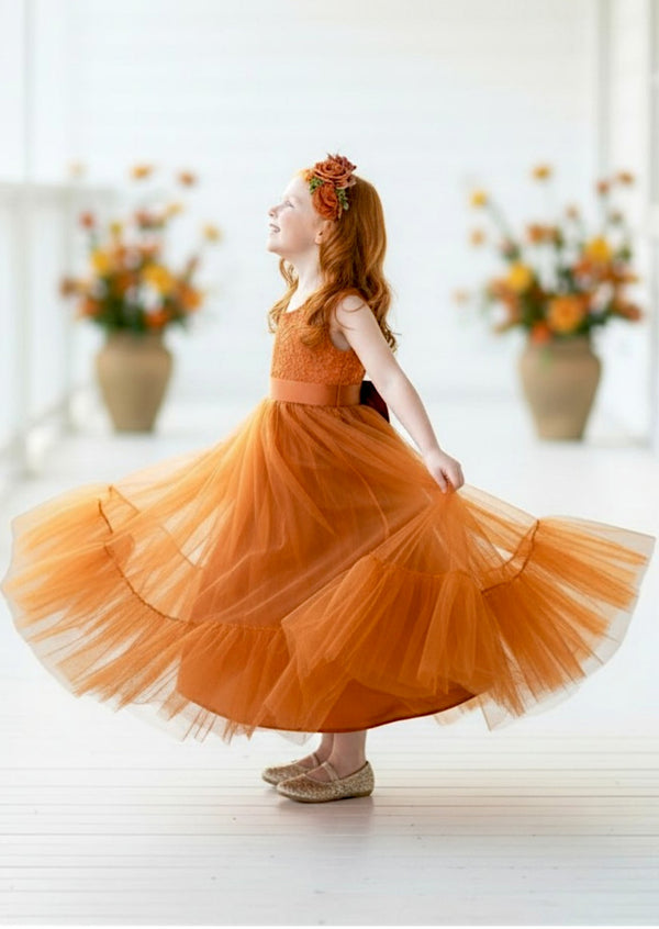 Beautiful Fall Flower Girl Dresses