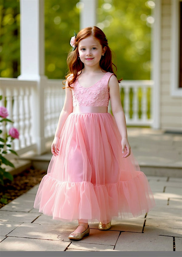 toddler girl boho flower girl dress