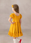 solid color girls twirl dresses