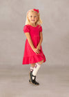 girls hot pink dress
