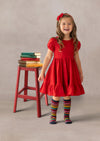 toddler girl red twirl dress
