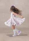 Toddler Girls Print Birthday Party Dress