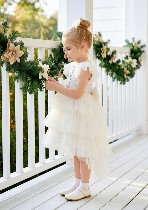 Angel Dress in Champagne