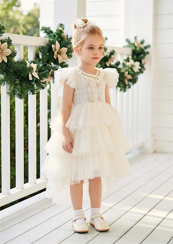 Angel Dress in Champagne