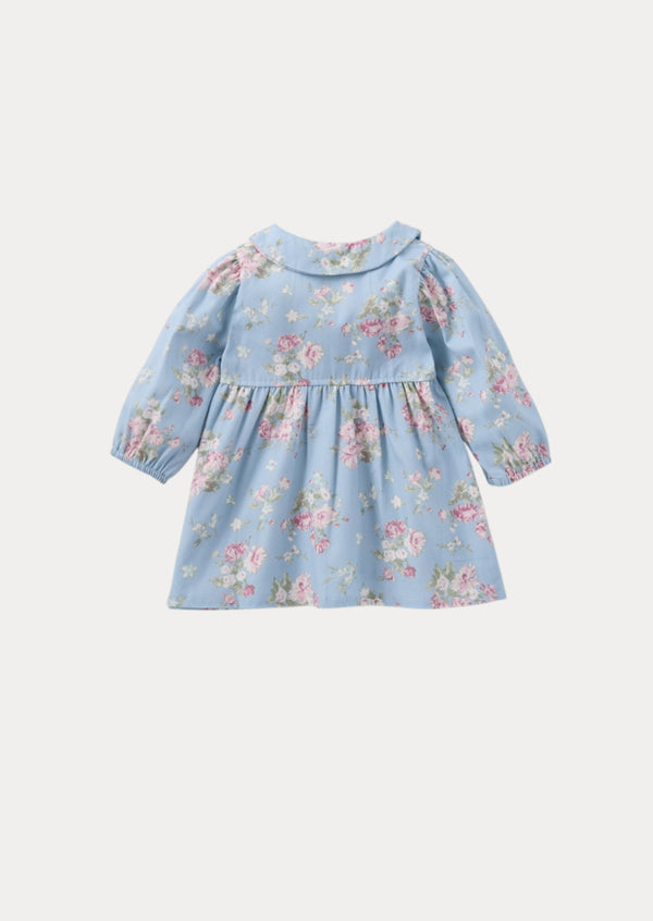 Annie Long Sleeve Floral in Blue