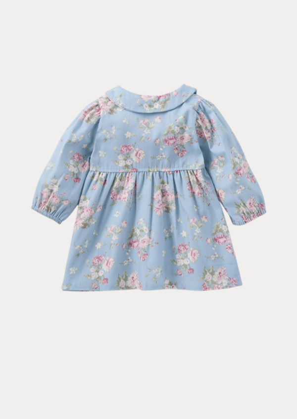 Annie Long Sleeve Floral in Blue