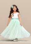 Aqua Flower Girl Dresses