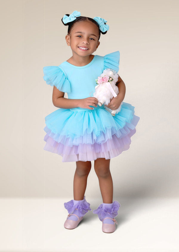 Girls rainbow tutu dresses