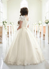 Ivory First Communion Dress for Girls | Elegant Special Occasion Gown