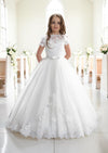 White First Communion Dress for Girls | Elegant Special Occasion Gown